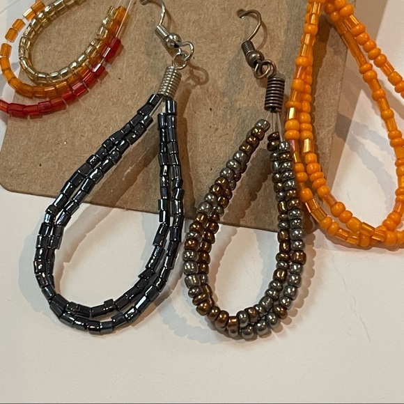 Vintage Boho Mismatch Earrings - Picture 2 of 7